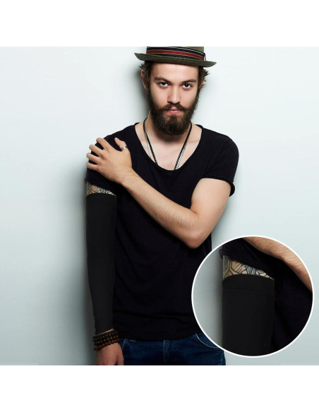 Mangas de Compresión Vicenpal para Cubrir Tatuajes - 2 Pares