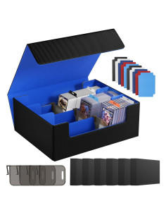 Caja de Almacenamiento de Cartas Co-opting 1800+ con Divisores