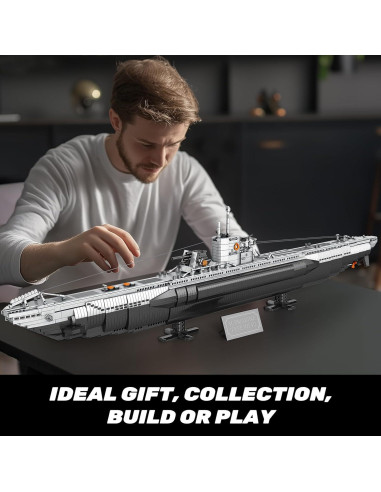 Set de Construcción Submarino U-Boat Reobrix 33050 3624 Piezas