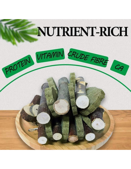 Juguetes de Masticar para Conejos Kathson - Madera de Manzana 1 Unidad