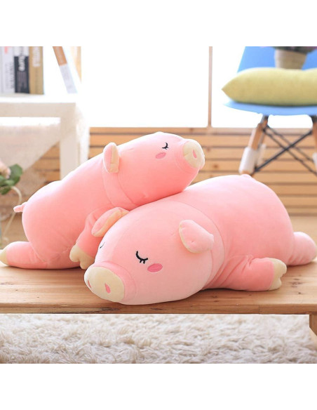 Almohada de Cerdo de Peluche Gianball 45 cm Suave y Lindo