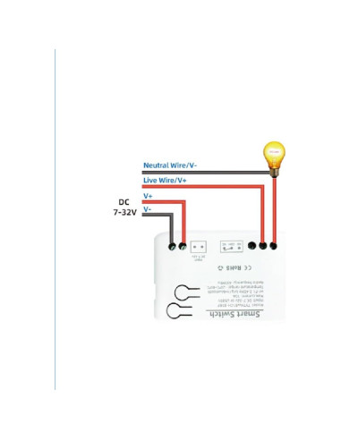 Interruptor WiFi de Temperatura Tuya 10A Contacto Seco
