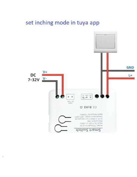 Interruptor WiFi de Temperatura Tuya 10A Contacto Seco