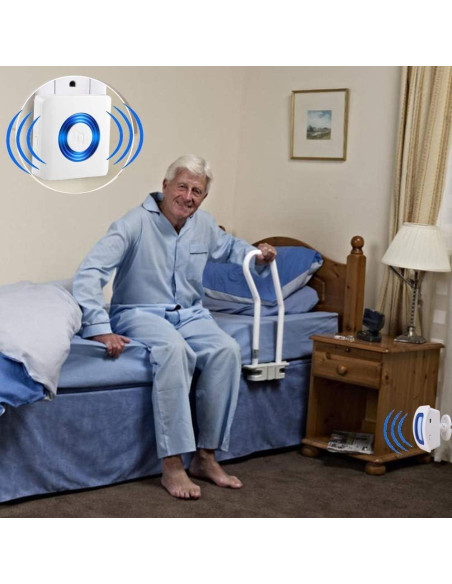 Alarma de Sensor de Movimiento EverNary con Pager Inalámbrico Alarma de Sensor de Movimiento EverNary con Pager Inalámbrico