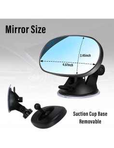 Espejo Convexo para Bebé Salior con Ventosa Ajustable 360 2