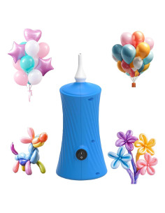 Bomba de Globo Eléctrica MontValent 1 - Inflador Portátil Azul
