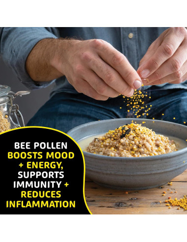 Gránulos de Polen de Abeja Helio Hives 0.5 kg Puro Australiano