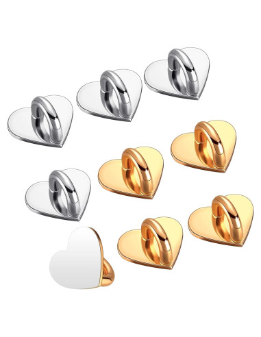 Anillo Adhesivo para Teléfono Móvil Moxweyeni - 8 Pcs Corazón