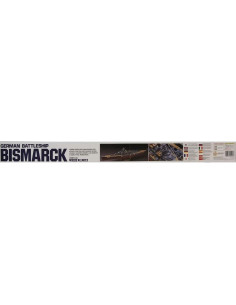 Kit de modelo acorazado alemán Bismarck Academy 1/350 2