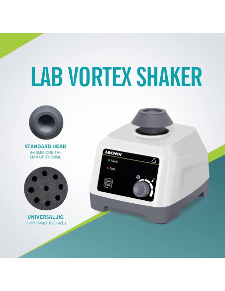 Mezclador Vortex LACHOI AB-7001 200-3000rpm 4.5mm Silicona
