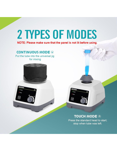 Mezclador Vortex LACHOI AB-7001 200-3000rpm 4.5mm Silicona