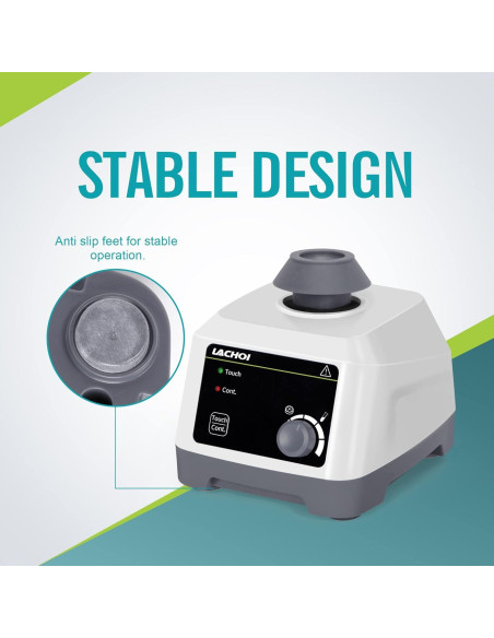 Mezclador Vortex LACHOI AB-7001 200-3000rpm 4.5mm Silicona