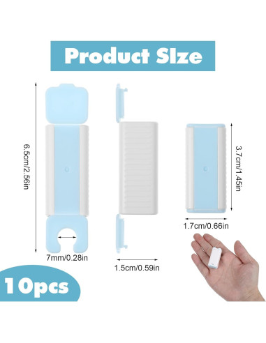 10 Protectores de Cables USB a Prueba de Bebés - PVC