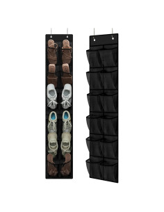 Organizador de Zapatos MSLOVE, 2 Piezas con 24 Bolsillos