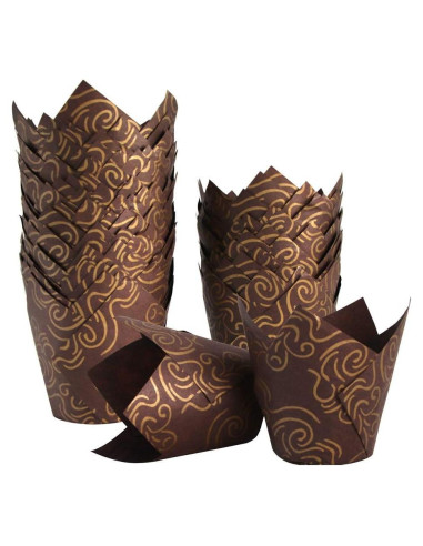 150 Forros de Cupcake Tulipán Staruby - Papel A Prueba de Grasa