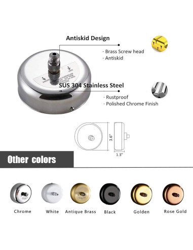 Cuerda Retráctil de Ropa BESy Acero Inoxidable 2.8m Cromado