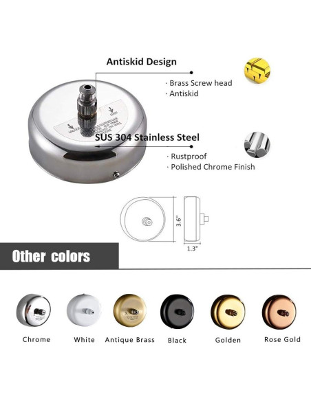 Cuerda Retráctil de Ropa BESy Acero Inoxidable 2.8m Cromado
