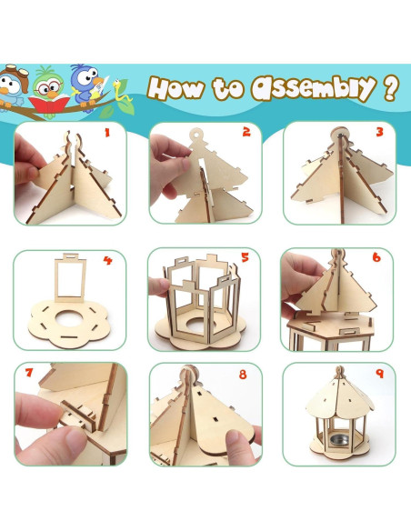 Kit de Manualidades Col-Pary para Comedero de Aves DIY - 2 Piezas