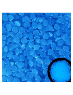 500 Piedras Brillantes Azules para Jardín y Decoración