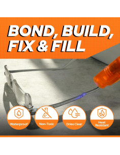 Kit de Soldadura de Plástico UV Bondic - 8ml, Adhesivo Resistente 2