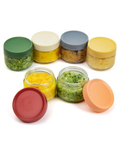 Frascos de Vidrio 2 oz EONJOE para Aderezos - Paquete de 6