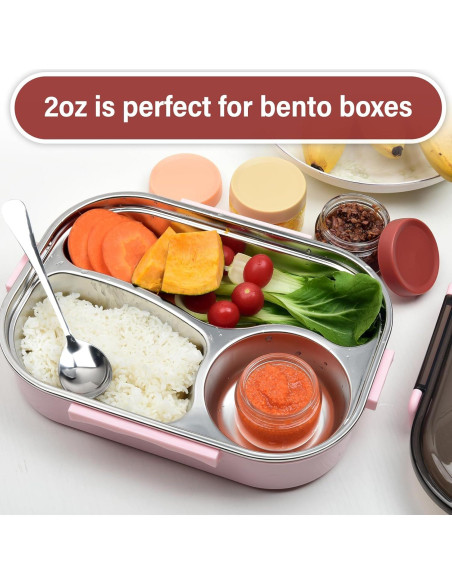 Frascos de Vidrio 2 oz EONJOE para Aderezos - Paquete de 6