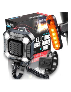 Bocina de Bicicleta ZIREN NP NIGHT PROVISION 120-140dB LED IPX4