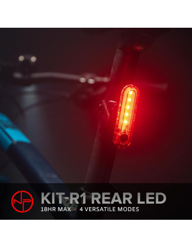 Bocina de Bicicleta ZIREN NP NIGHT PROVISION 120-140dB LED IPX4