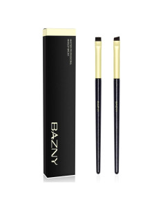 Juego de Pinceles de Delineador y Cejas BAZNY 2 Pcs