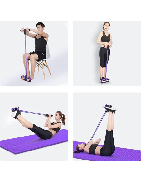 Banda de Resistencia Kammoy con Pedal y Cuerda de Tensión