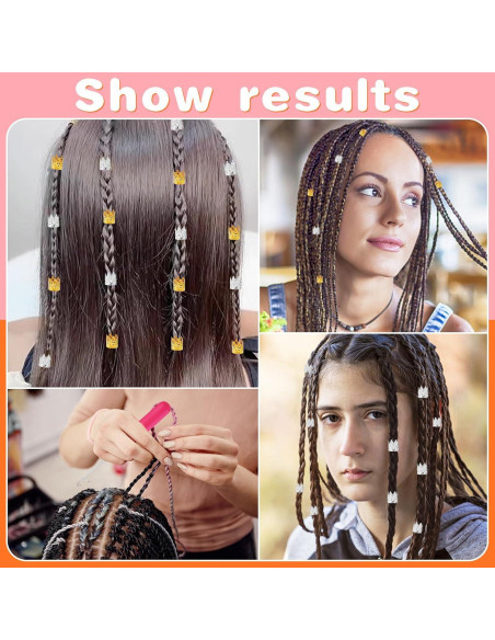 Juego de Ganchos de Crochet QMNNMA para Dreadlocks 0.5mm