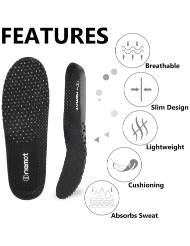 Plantillas deportivas Riemot para mujeres transpirables 36