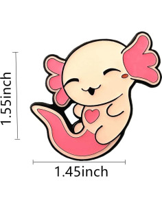Pin de Axolote Anime - Aleación de Zinc - Unisex Adulto 2