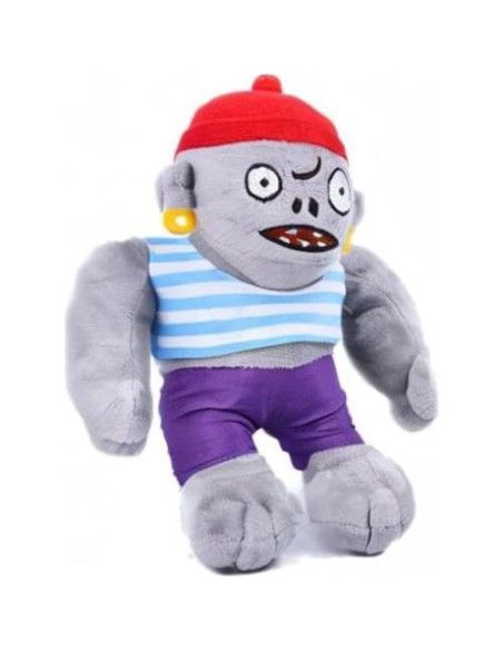 Muñeco de Peluche PVZ Gargantuar Pirata Zombie BASHERISE 12cm