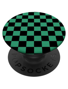 PopSockets Ichimatsu Kimono Cosplay Verde y Negro Intercambiable