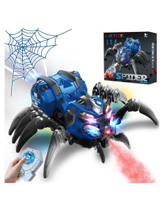 Juguete Robot Araña RC GAIETYDIY Azul con Luces y Música