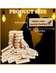 Juego de Torre de Deseo Crkeiyr para Adultos - 48 Piezas 2