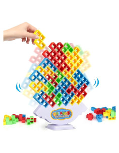 Juego de Apilamiento Tetra Tower Gdaytao - 64 Piezas Educativo
