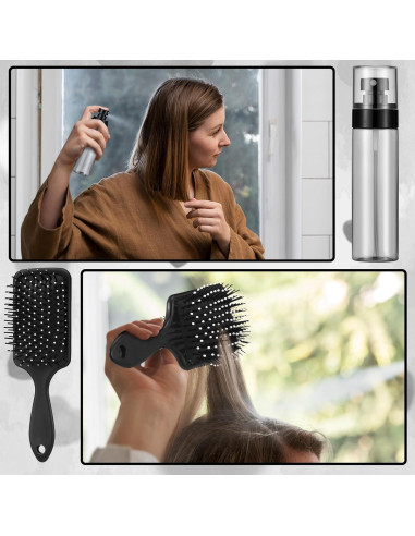 Juego de Cepillos para Cabello ProSuites 15 Pcs Negro