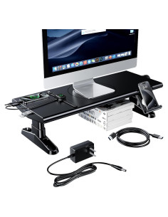 Soporte Elevador para Monitor NIFBANG con Hub USB C Ajustable