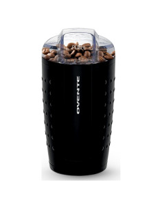 Molino de Café Eléctrico OVENTE CG225, 70g, Acero Inoxidable, Negro
