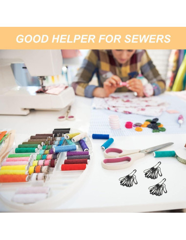 120 Alfileres de Seguridad Negros 22mm Keepsweat para Costura