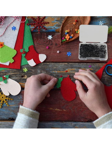 120 Alfileres de Seguridad Negros 22mm Keepsweat para Costura