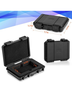 Caja de Almacenamiento de Cartas Calificadas ULTRGEE 3 Cartas 2