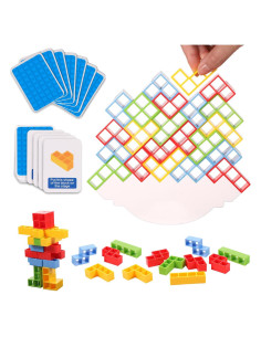 Juego de Torre Apilable TOYMIS 48 Bloques ABS para 2 Jugadores