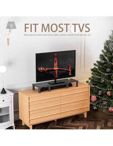 Soporte Doble para Monitor AX WABER Ajustable Negro 43.9x32.5cm