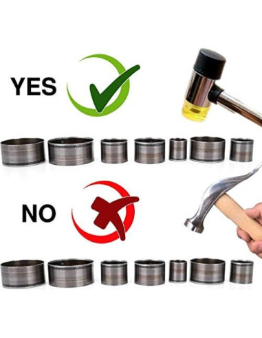 Juego de Troqueles de Corte de Cuero 7 Piezas Jiayouxile