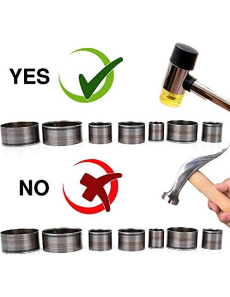 Juego de Troqueles de Corte de Cuero 7 Piezas Jiayouxile