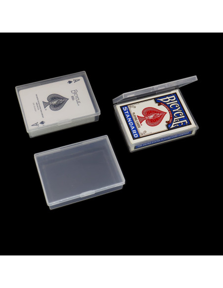 Estuche para Cartas de Juego Cwdew 3Pcs Transparente Poker