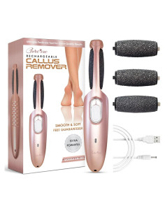 Removedor de Callos Eléctrico Cuídame PL22 - Lima Recargable Oro Rosa